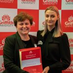 Nichola Di Muzio recognised at the Griffith Industry Mentoring Program ceremony