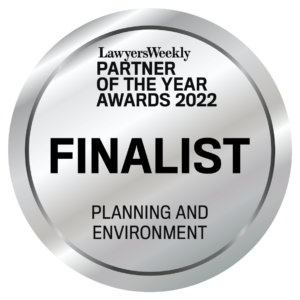 Tim Quirk Finalist Planning and Environment Partner of the Year 2022