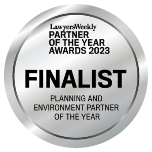 Tim Quirk Finalist Planning and Environment Partner of the Year 2023