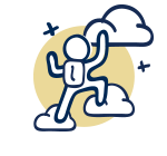 Person-climbing-up-clouds