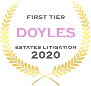 Doyle’s Will & Estates Litigation 2020