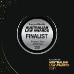 Property Team of the Year finalist at Australian Law Awards